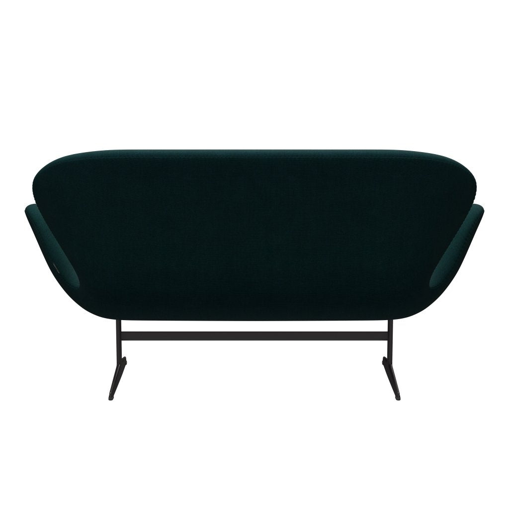 [product_category]-Fritz Hansen Swan Sofa 2 Seater, Warm Graphite/Canvas Dark Blue/Green-Fritz Hansen-3321-CA0984-WGBASE-FRI-4