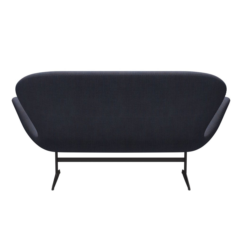 [product_category]-Fritz Hansen Swan Sofa 2 Seater, Warm Graphite/Canvas Light Blue (0734)-Fritz Hansen-3321-CA0734-WGBASE-FRI-4