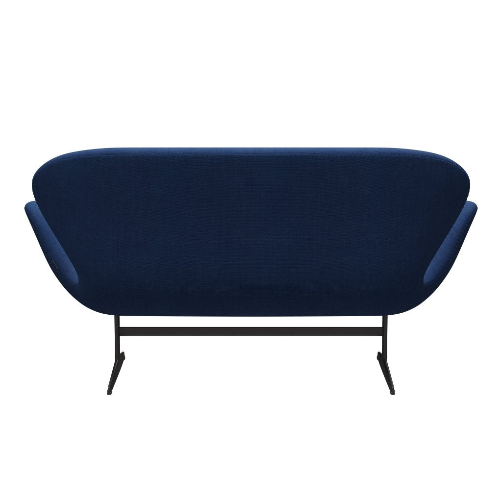 [product_category]-Fritz Hansen Swan Sofa 2 Seater, Warm Graphite/Canvas Light Blue (0746)-Fritz Hansen-3321-CA0746-WGBASE-FRI-4