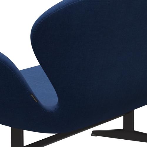[product_category]-Fritz Hansen Swan Sofa 2 Seater, Warm Graphite/Canvas Light Blue (0746)-Fritz Hansen-3321-CA0746-WGBASE-FRI-5