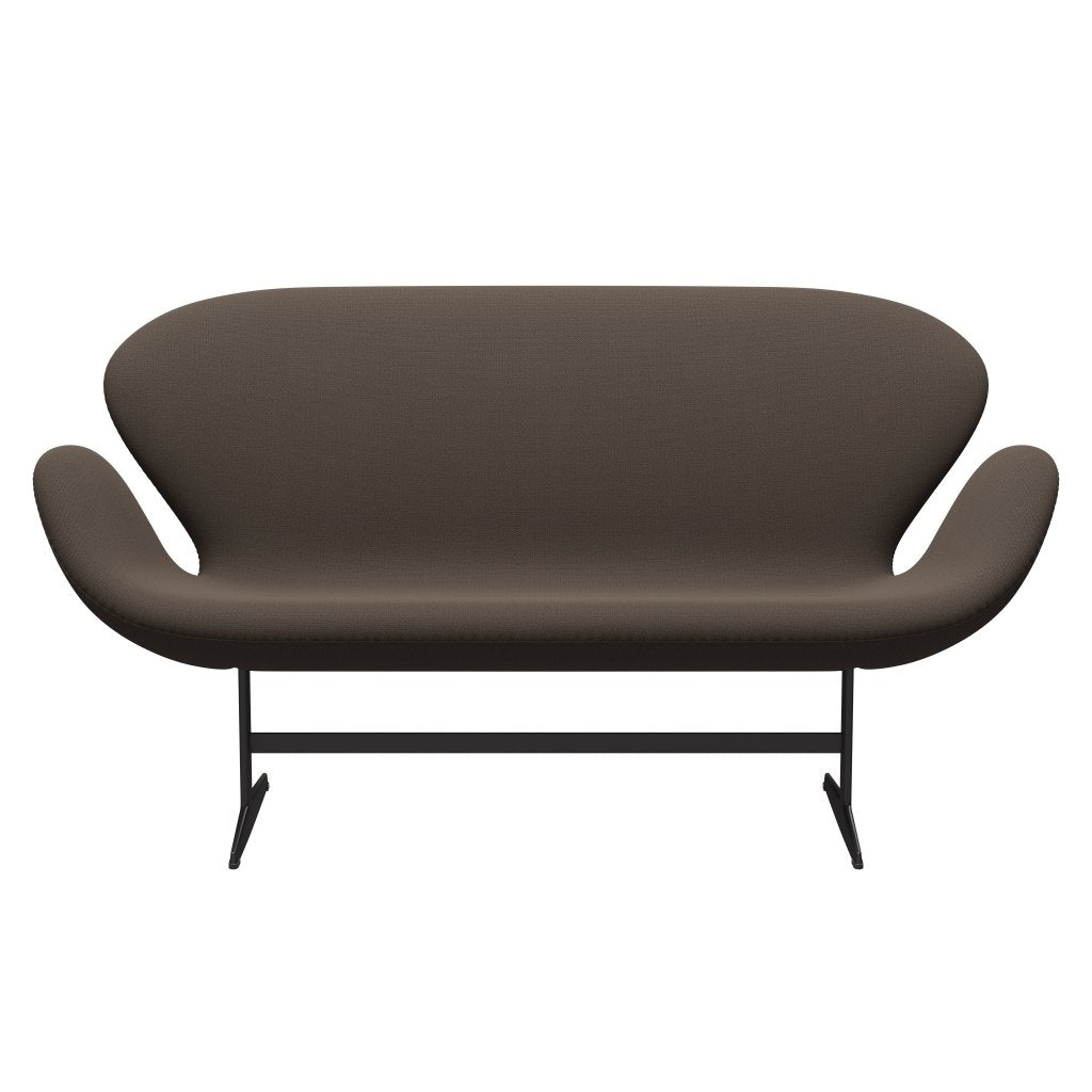 [product_category]-Fritz Hansen Swan Sofa 2 Seater, Warm Graphite/Capture Brown/Green-Fritz Hansen-3321-CP6301-WGBASE-FRI-1