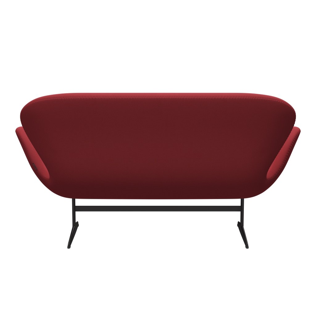 [product_category]-Fritz Hansen Swan Sofa 2 Seater, Warm Graphite/Capture Instant Red-Fritz Hansen-3321-CP5401-WGBASE-FRI-4