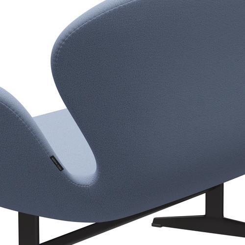 [product_category]-Fritz Hansen Swan Sofa 2 Seater, Warm Graphite/Capture Light Blue (4902)-Fritz Hansen-3321-CP4902-WGBASE-FRI-5