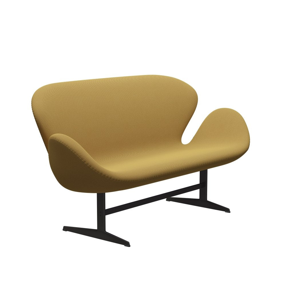 [product_category]-Fritz Hansen Swan Sofa 2 Seater, Warm Graphite/Capture Mustard Bright-Fritz Hansen-3321-CP6801-WGBASE-FRI-2