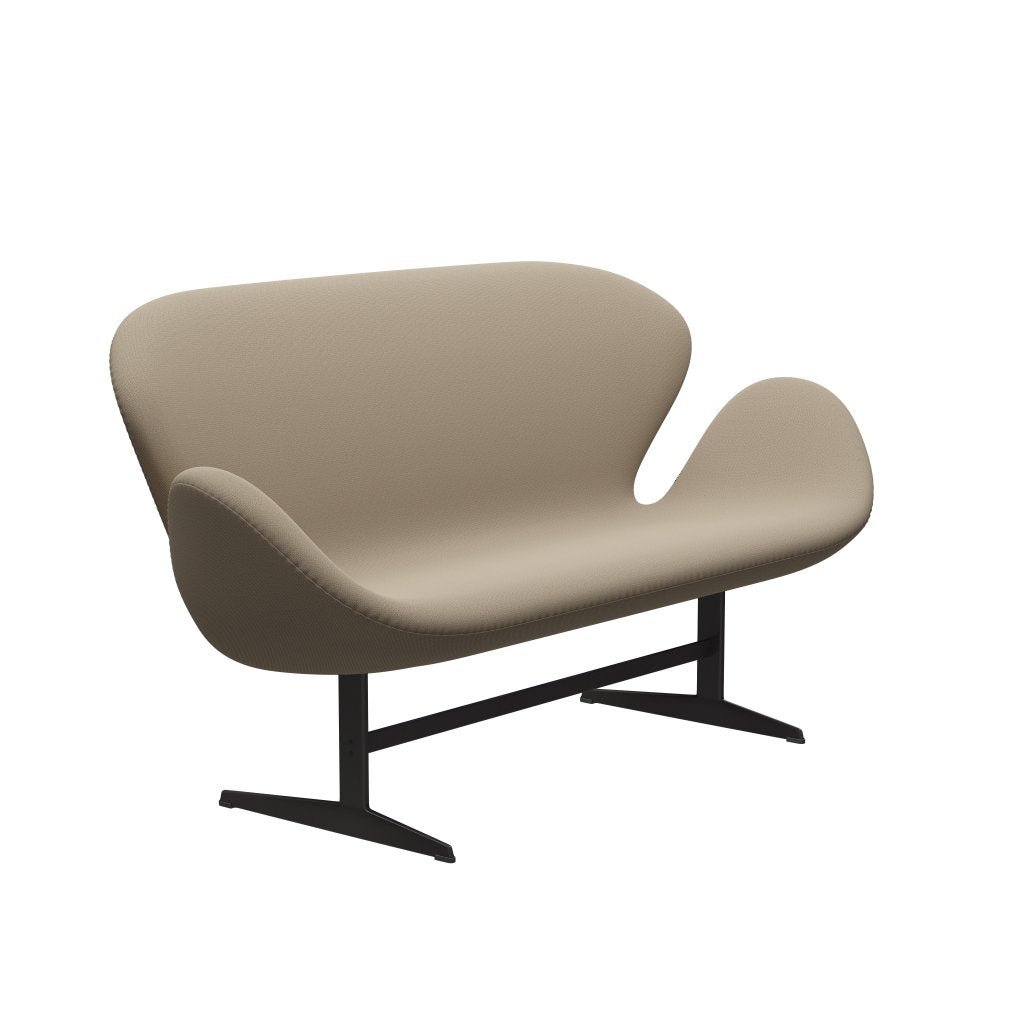 [product_category]-Fritz Hansen Swan Sofa 2 Seater, Warm Graphite/Capture Sand-Fritz Hansen-3321-CP6101-WGBASE-FRI-2