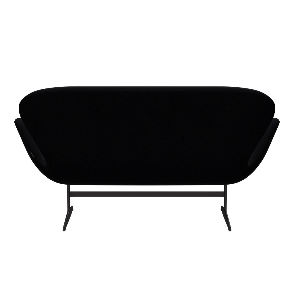 [product_category]-Fritz Hansen Swan Sofa 2 Seater, Warm Graphite/Comfort Black (00050)-Fritz Hansen-3321-C00050-WGBASE-FRI-4