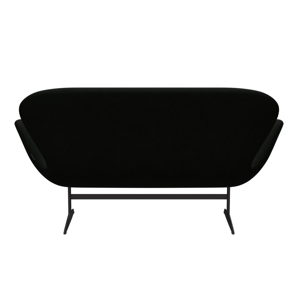 [product_category]-Fritz Hansen Swan Sofa 2 Seater, Warm Graphite/Comfort Black (60009)-Fritz Hansen-3321-C60009-WGBASE-FRI-4