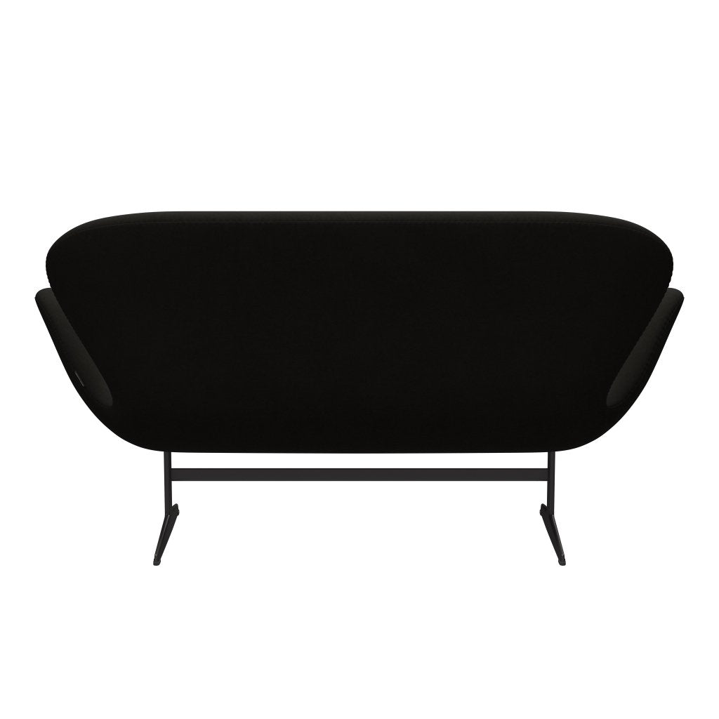 [product_category]-Fritz Hansen Swan Sofa 2 Seater, Warm Graphite/Comfort Black (61013)-Fritz Hansen-3321-C61013-WGBASE-FRI-4