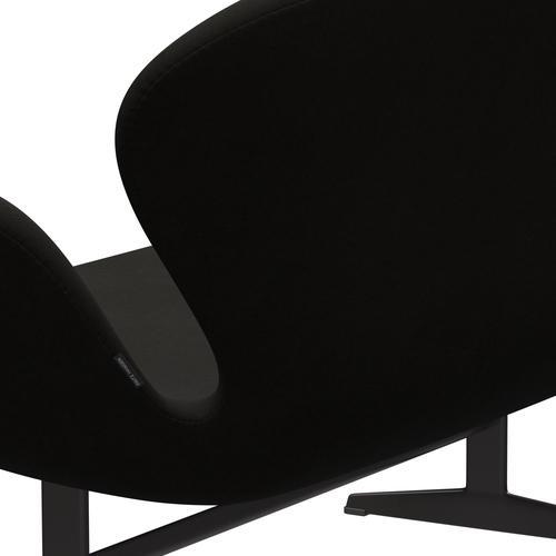 [product_category]-Fritz Hansen Swan Sofa 2 Seater, Warm Graphite/Comfort Black (61013)-Fritz Hansen-3321-C61013-WGBASE-FRI-5