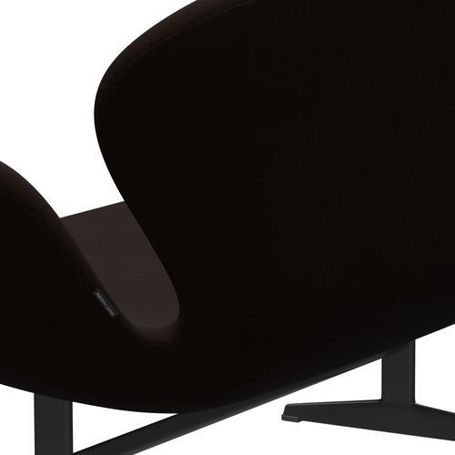 [product_category]-Fritz Hansen Swan Sofa 2 Seater, Warm Graphite/Comfort Brown (01566)-Fritz Hansen-3321-C01566-WGBASE-FRI-5