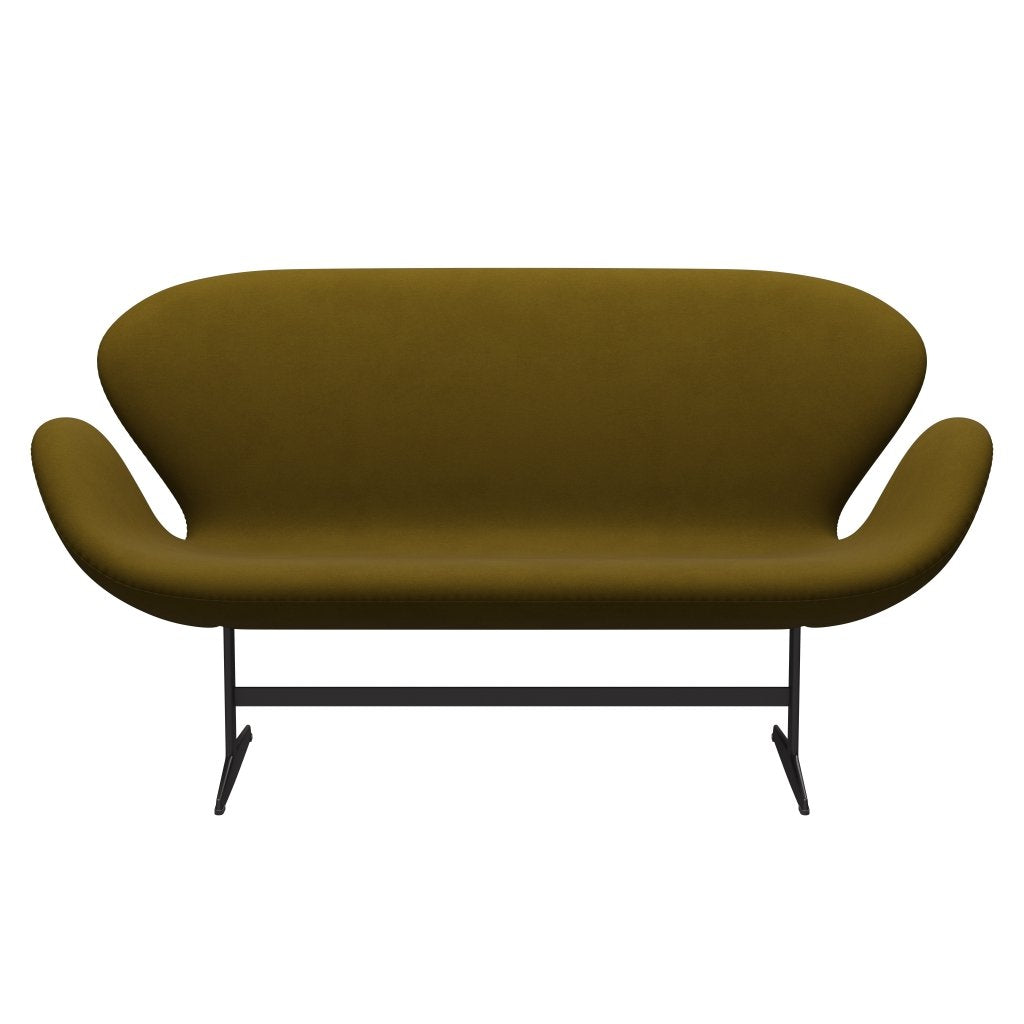 [product_category]-Fritz Hansen Swan Sofa 2 Seater, Warm Graphite/Comfort Brown (68007)-Fritz Hansen-3321-C68007-WGBASE-FRI-1