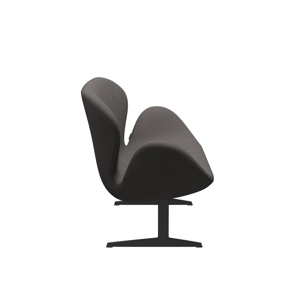 [product_category]-Fritz Hansen Swan Sofa 2 Seater, Warm Graphite/Comfort Dark Grey (60008)-Fritz Hansen-3321-C60008-WGBASE-FRI-3