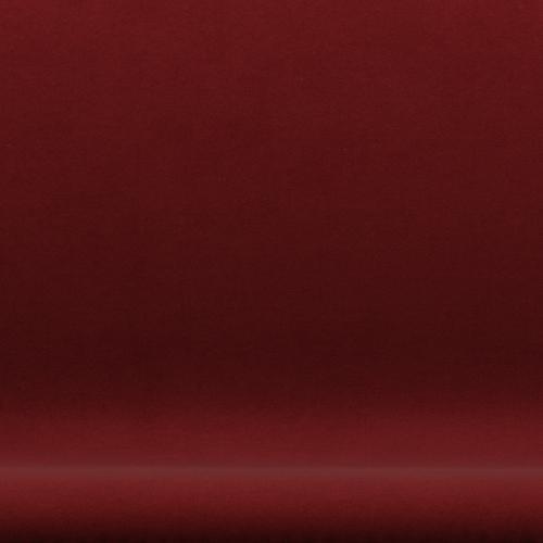 [product_category]-Fritz Hansen Swan Sofa 2 Seater, Warm Graphite/Comfort Dark Red (01153)-Fritz Hansen-3321-C01153-WGBASE-FRI-6