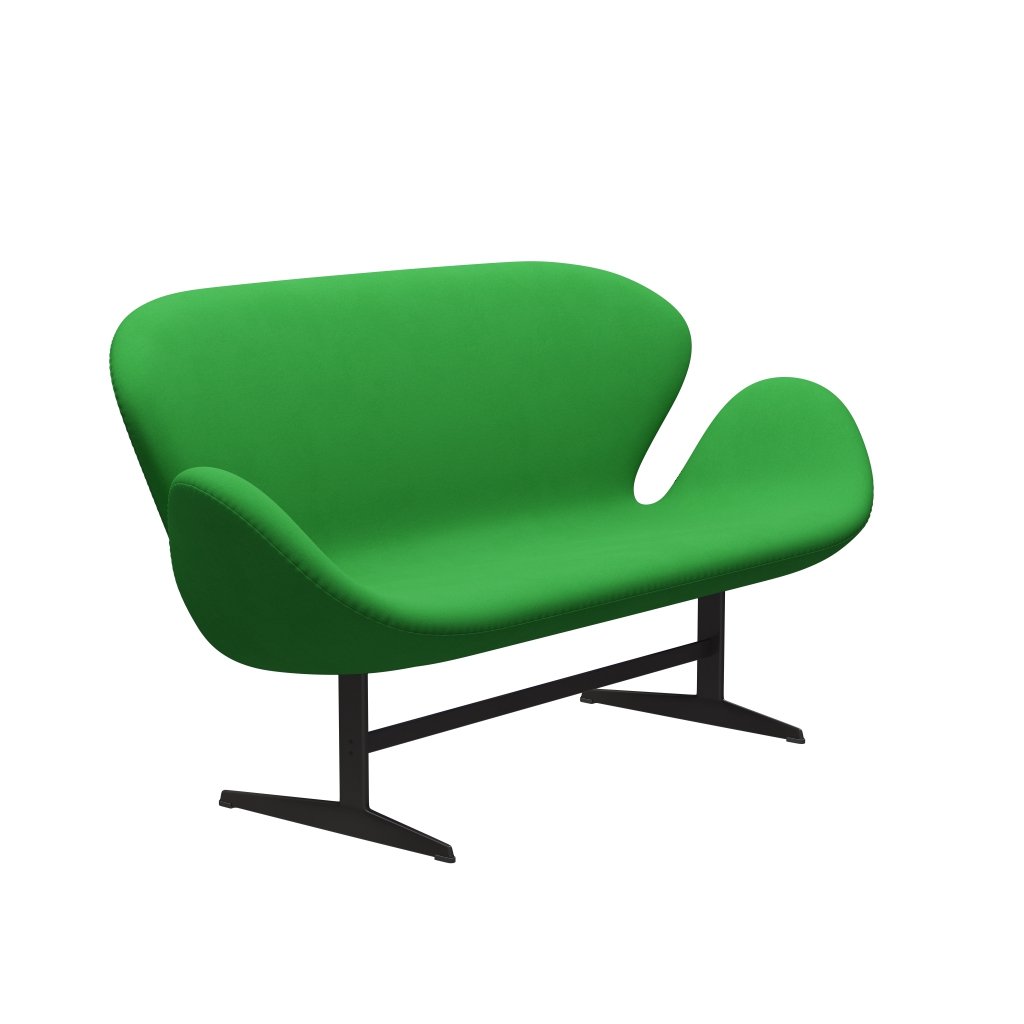 [product_category]-Fritz Hansen Swan Sofa 2 Seater, Warm Graphite/Comfort Green (68003)-Fritz Hansen-3321-C68003-WGBASE-FRI-2