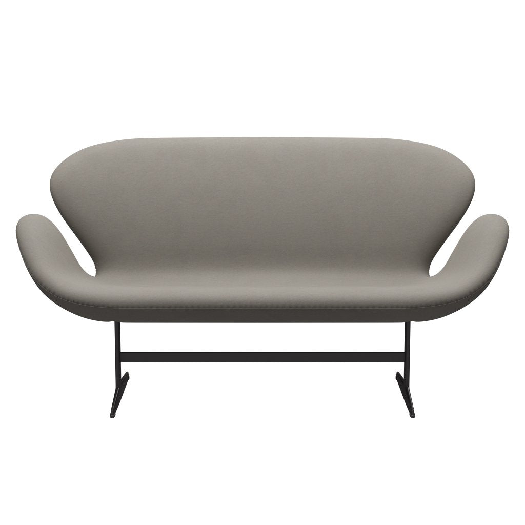 [product_category]-Fritz Hansen Swan Sofa 2 Seater, Warm Graphite/Comfort Grey (60003)-Fritz Hansen-3321-C60003-WGBASE-FRI-1