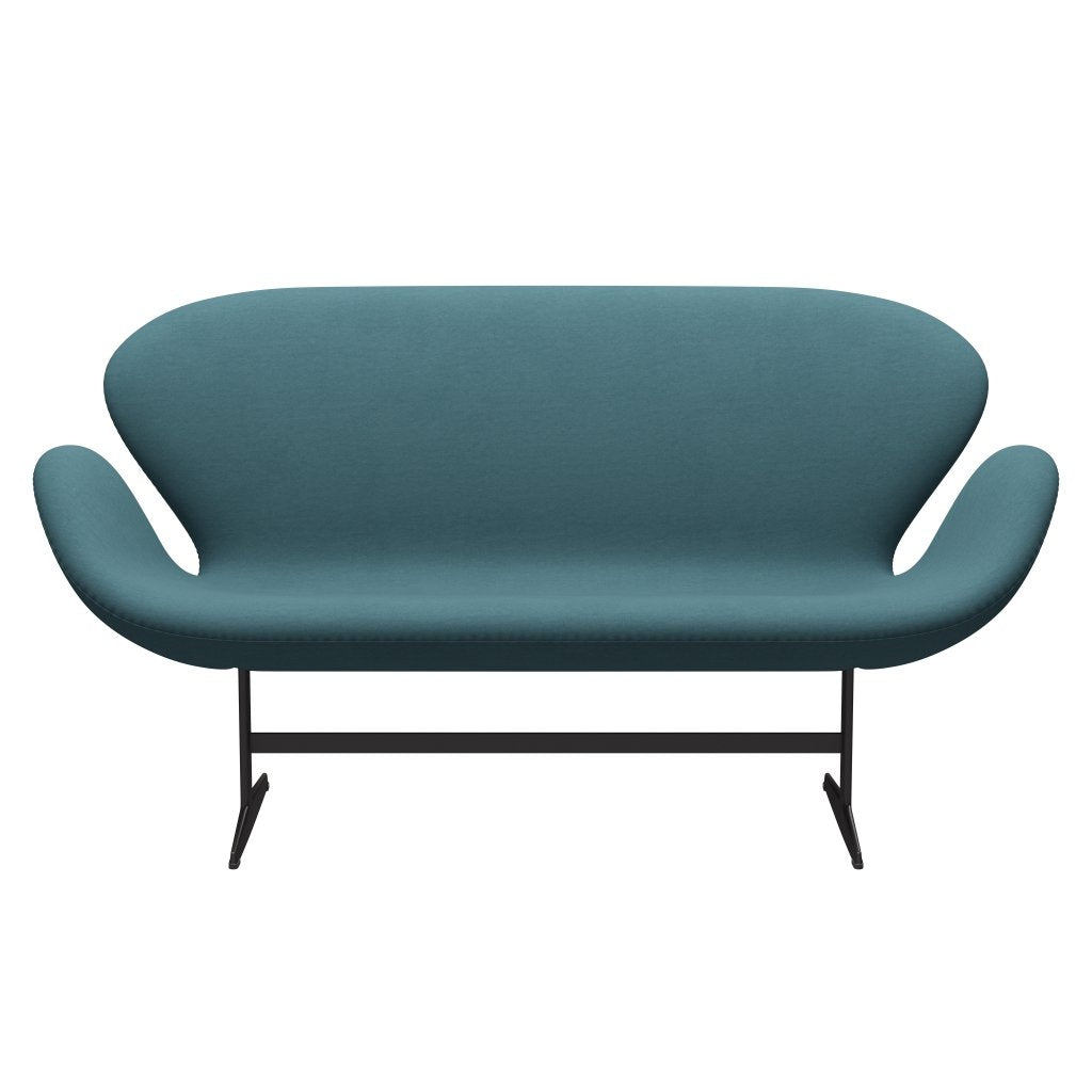 [product_category]-Fritz Hansen Swan Sofa 2 Seater, Warm Graphite/Comfort Light Grey/Blue-Fritz Hansen-3321-C00034-WGBASE-FRI-1