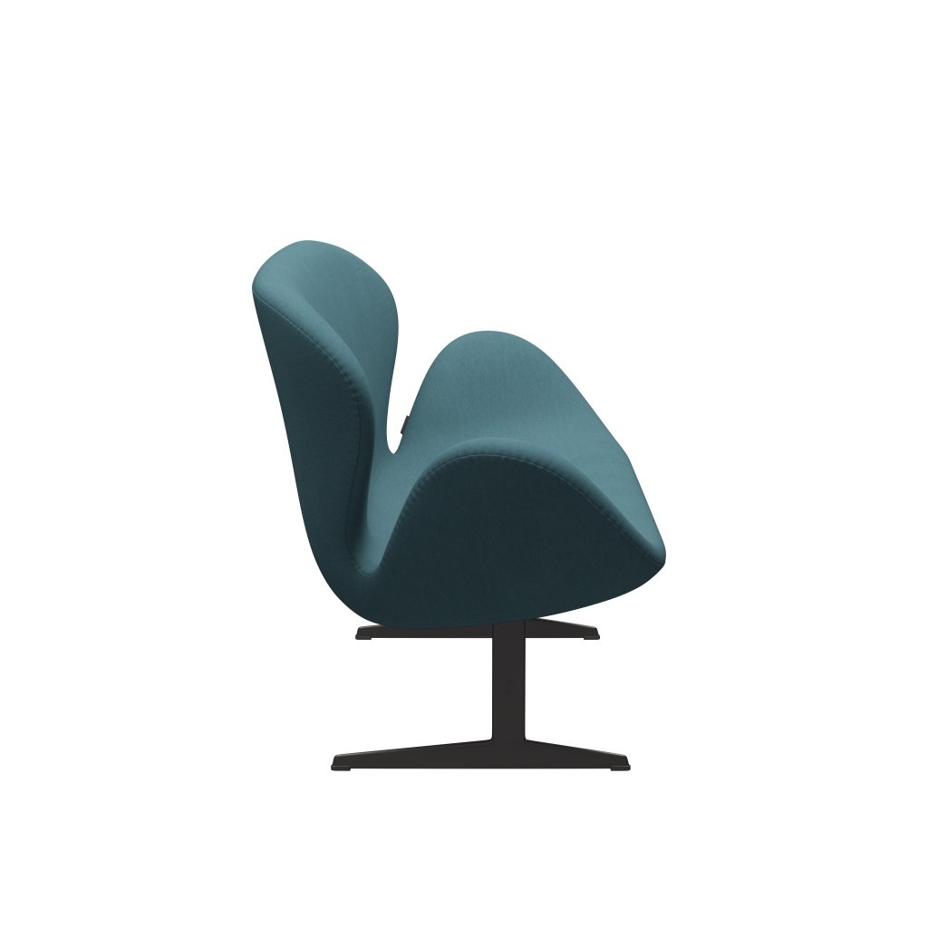 [product_category]-Fritz Hansen Swan Sofa 2 Seater, Warm Graphite/Comfort Light Grey/Blue-Fritz Hansen-3321-C00034-WGBASE-FRI-3
