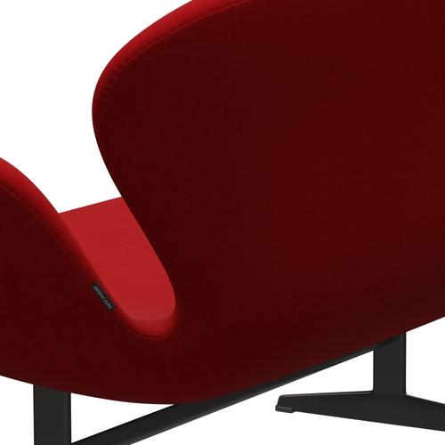 [product_category]-Fritz Hansen Swan Sofa 2 Seater, Warm Graphite/Comfort Red (01414)-Fritz Hansen-3321-C01414-WGBASE-FRI-5