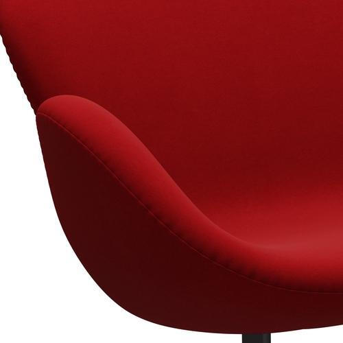 [product_category]-Fritz Hansen Swan Sofa 2 Seater, Warm Graphite/Comfort Red (01414)-Fritz Hansen-3321-C01414-WGBASE-FRI-7