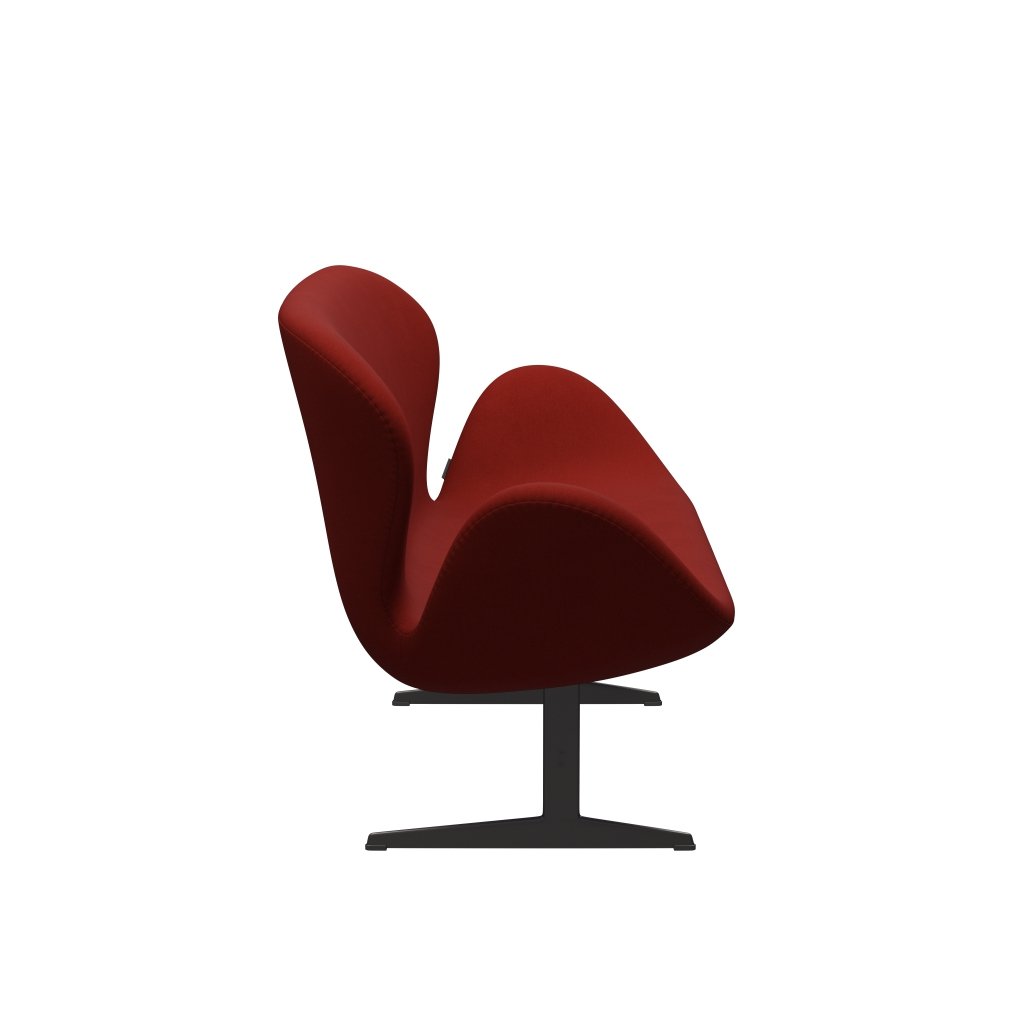 [product_category]-Fritz Hansen Swan Sofa 2 Seater, Warm Graphite/Comfort Rust Red (00028)-Fritz Hansen-3321-C00028-WGBASE-FRI-3