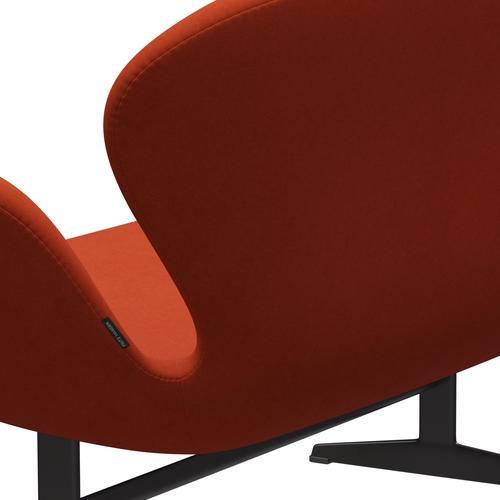[product_category]-Fritz Hansen Swan Sofa 2 Seater, Warm Graphite/Comfort Rust Red (09055)-Fritz Hansen-3321-C09055-WGBASE-FRI-5