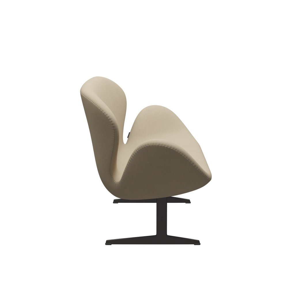 [product_category]-Fritz Hansen Swan Sofa 2 Seater, Warm Graphite/Comfort Sand Light (61002)-Fritz Hansen-3321-C61002-WGBASE-FRI-3