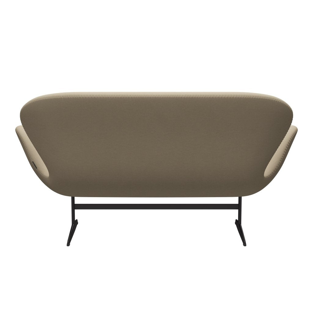 [product_category]-Fritz Hansen Swan Sofa 2 Seater, Warm Graphite/Comfort Sand Light (61002)-Fritz Hansen-3321-C61002-WGBASE-FRI-4