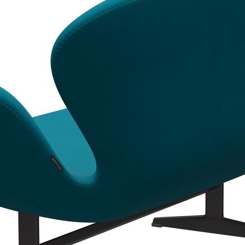[product_category]-Fritz Hansen Swan Sofa 2 Seater, Warm Graphite/Comfort Turquoise (67002)-Fritz Hansen-3321-C67002-WGBASE-FRI-5