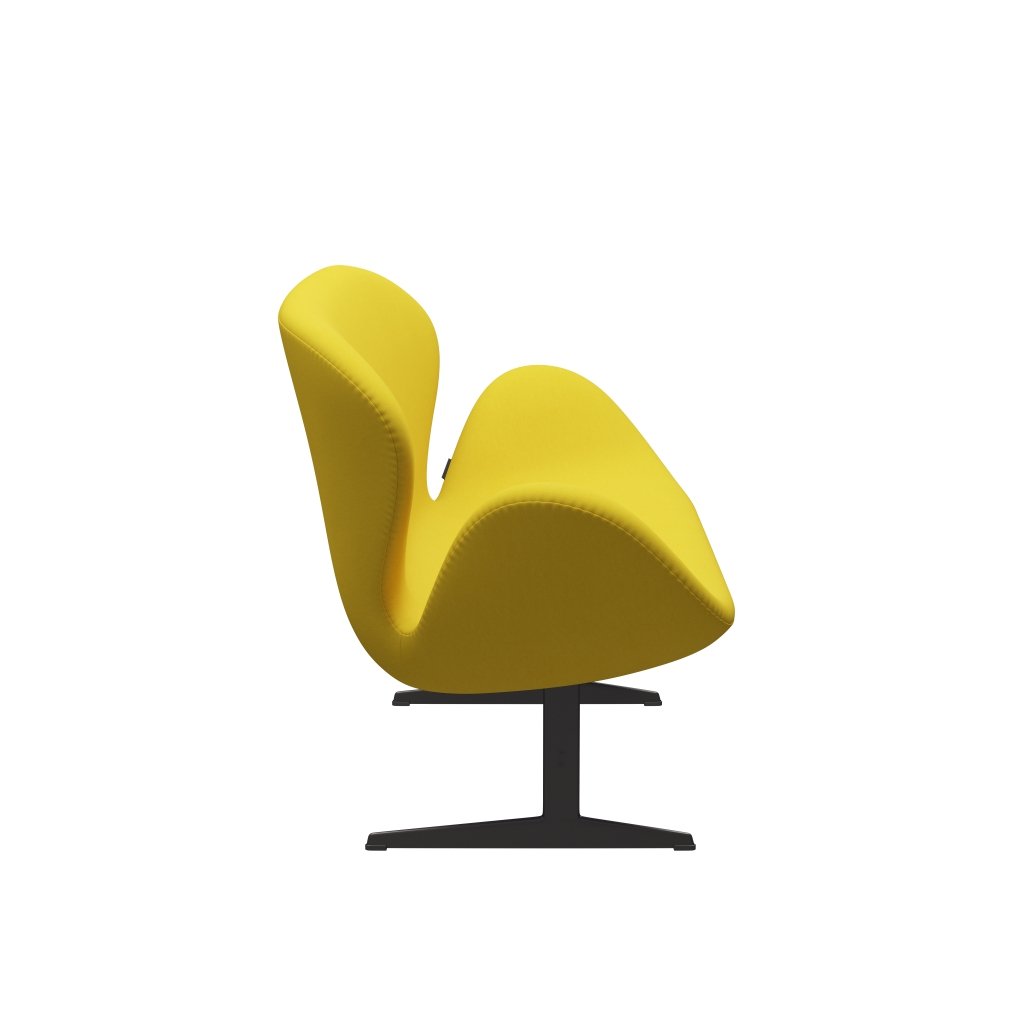 [product_category]-Fritz Hansen Swan Sofa 2 Seater, Warm Graphite/Comfort Yellow (62003)-Fritz Hansen-3321-C62003-WGBASE-FRI-3