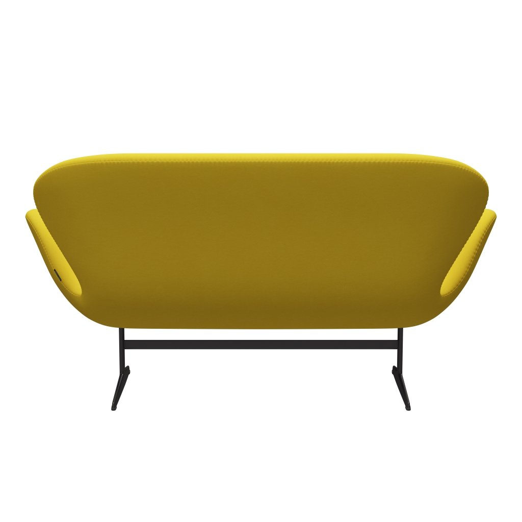 [product_category]-Fritz Hansen Swan Sofa 2 Seater, Warm Graphite/Comfort Yellow (62003)-Fritz Hansen-3321-C62003-WGBASE-FRI-4