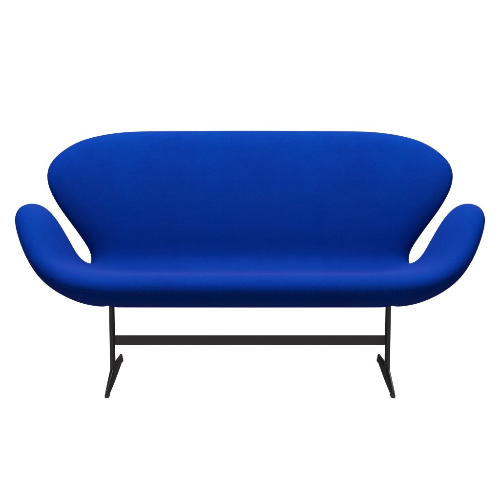 [product_category]-Fritz Hansen Swan Sofa 2 Seater, Warm Graphite/Divina Blue-Fritz Hansen-3321-DIV756-WGBASE-FRI-1