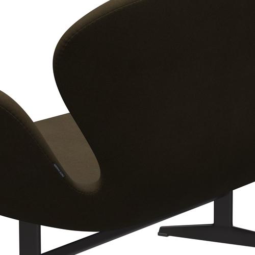 [product_category]-Fritz Hansen Swan Sofa 2 Seater, Warm Graphite/Divina Brown (984)-Fritz Hansen-3321-DIV984-WGBASE-FRI-5