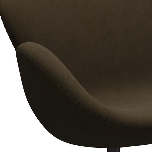 [product_category]-Fritz Hansen Swan Sofa 2 Seater, Warm Graphite/Divina Brown (984)-Fritz Hansen-3321-DIV984-WGBASE-FRI-7