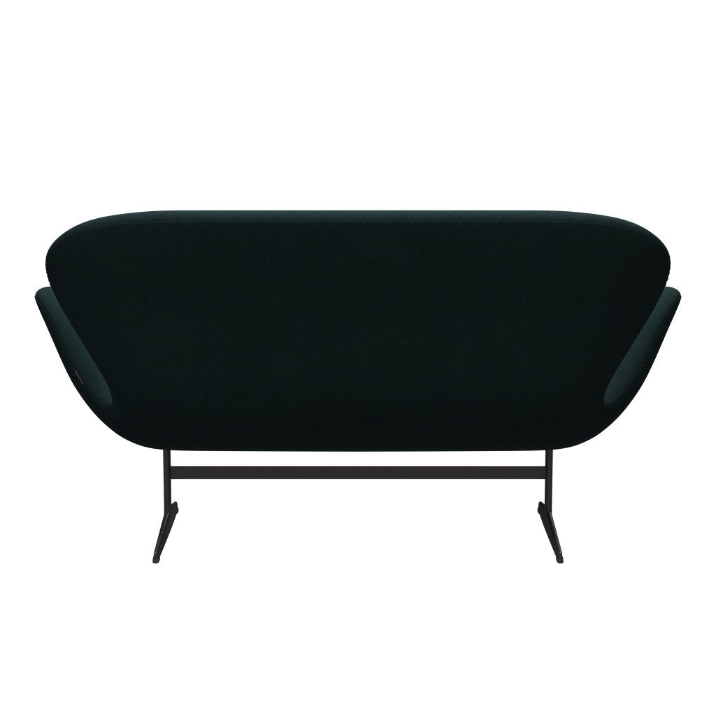 [product_category]-Fritz Hansen Swan Sofa 2 Seater, Warm Graphite/Divina Dark Green (886)-Fritz Hansen-3321-DIV886-WGBASE-FRI-4