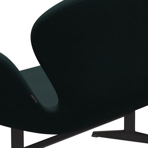 [product_category]-Fritz Hansen Swan Sofa 2 Seater, Warm Graphite/Divina Dark Green (886)-Fritz Hansen-3321-DIV886-WGBASE-FRI-5