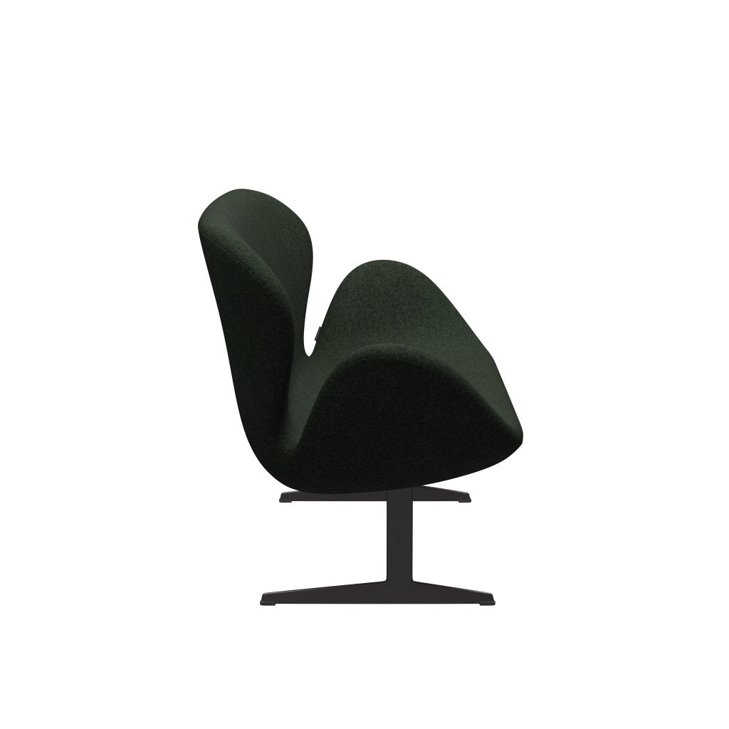[product_category]-Fritz Hansen Swan Sofa 2 Seater, Warm Graphite/Divina Md Moss Green-Fritz Hansen-3321-DMD973-WGBASE-FRI-3