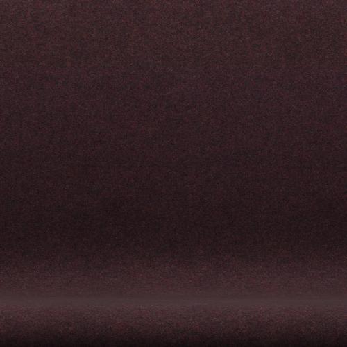 [product_category]-Fritz Hansen Swan Sofa 2 Seater, Warm Graphite/Divina Md Wine Red-Fritz Hansen-3321-DMD673-WGBASE-FRI-6