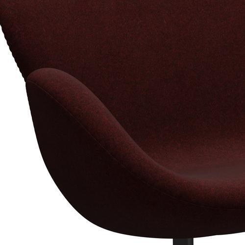 [product_category]-Fritz Hansen Swan Sofa 2 Seater, Warm Graphite/Divina Melange Burgundy-Fritz Hansen-3321-DIM597-WGBASE-FRI-7