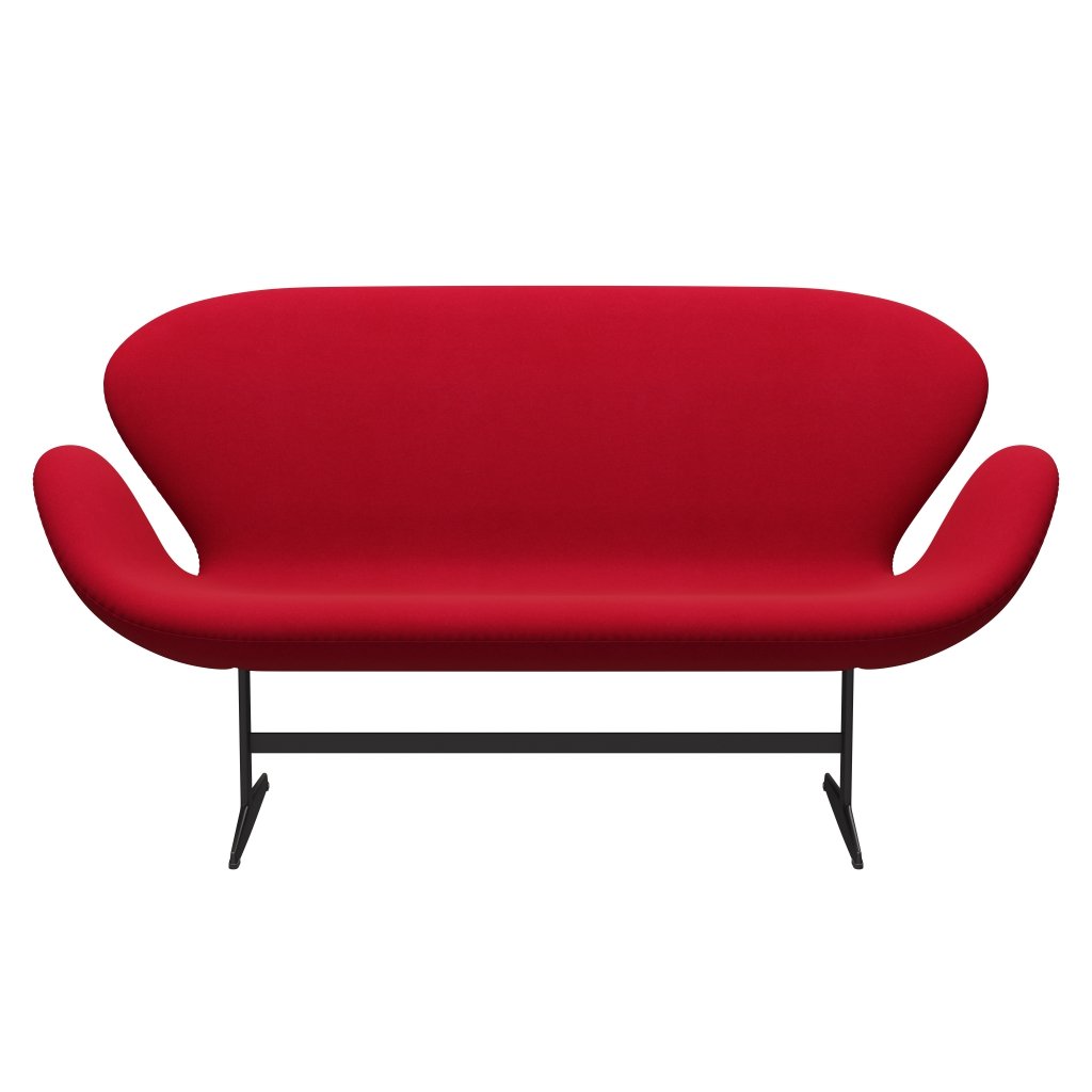 [product_category]-Fritz Hansen Swan Sofa 2 Seater, Warm Graphite/Divina Pink-Fritz Hansen-3321-DIV636-WGBASE-FRI-1