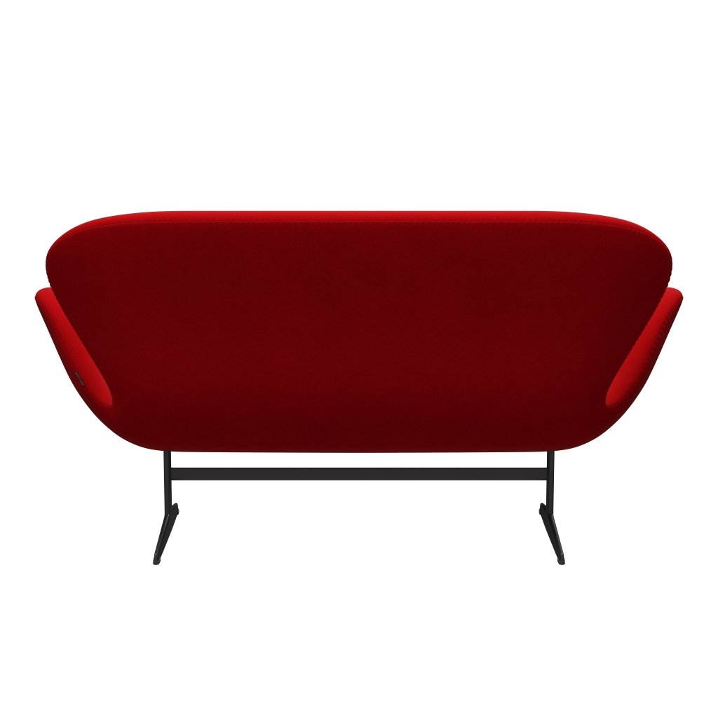 [product_category]-Fritz Hansen Swan Sofa 2 Seater, Warm Graphite/Divina Red (623)-Fritz Hansen-3321-DIV623-WGBASE-FRI-4