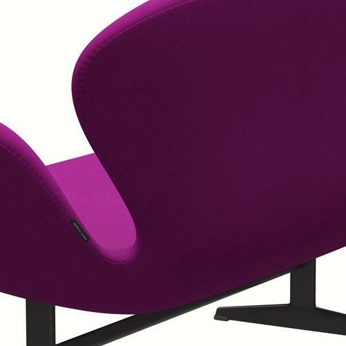 [product_category]-Fritz Hansen Swan Sofa 2 Seater, Warm Graphite/Divina Violet (666)-Fritz Hansen-3321-DIV666-WGBASE-FRI-7