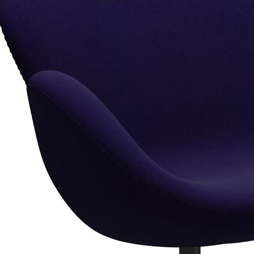[product_category]-Fritz Hansen Swan Sofa 2 Seater, Warm Graphite/Divina Violet Dark (692)-Fritz Hansen-3321-DIV692-WGBASE-FRI-7