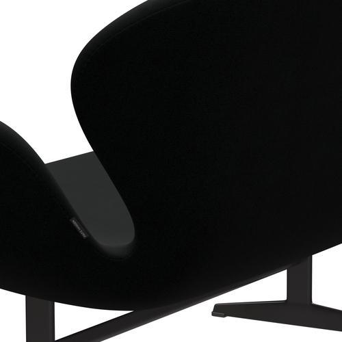 [product_category]-Fritz Hansen Swan Sofa 2 Seater, Warm Graphite/Fame Black-Fritz Hansen-3321-F60999-WGBASE-FRI-5