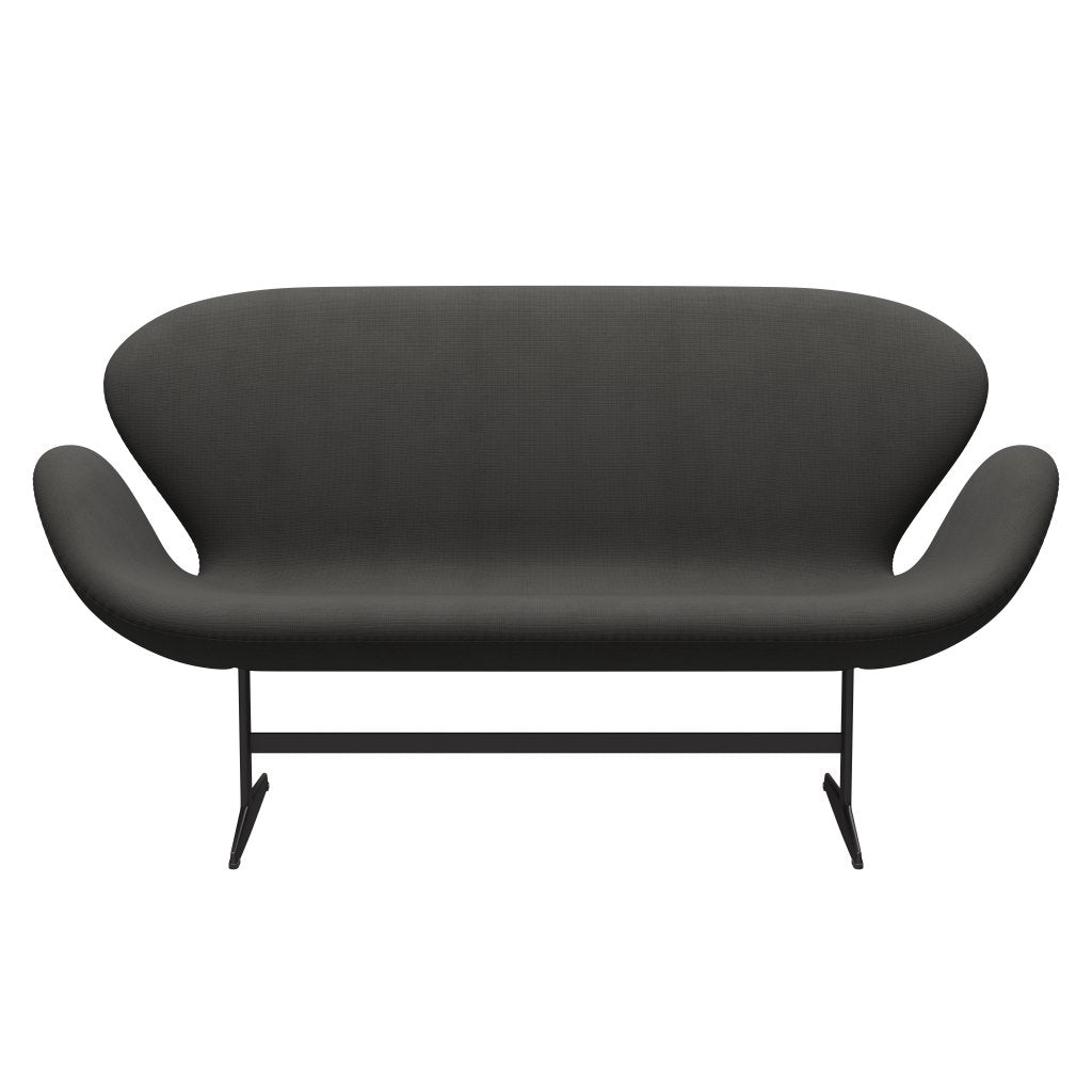 [product_category]-Fritz Hansen Swan Sofa 2 Seater, Warm Graphite/Fame Brown (61060)-Fritz Hansen-3321-F61060-WGBASE-FRI-1