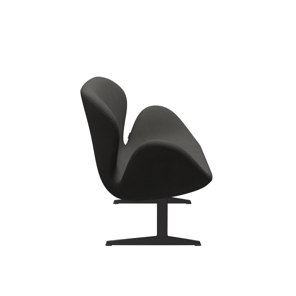 [product_category]-Fritz Hansen Swan Sofa 2 Seater, Warm Graphite/Fame Brown (61060)-Fritz Hansen-3321-F61060-WGBASE-FRI-3