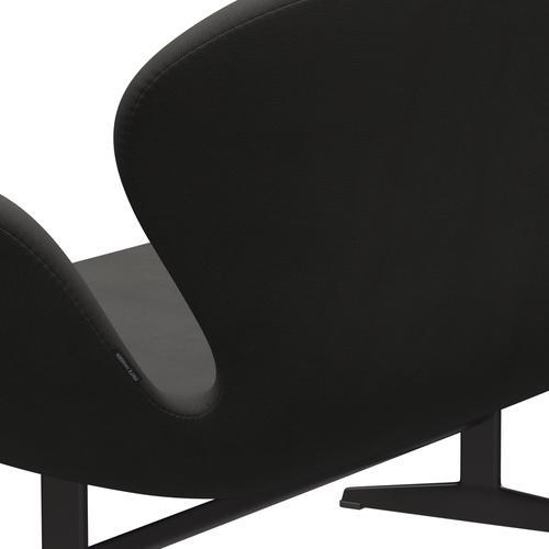 [product_category]-Fritz Hansen Swan Sofa 2 Seater, Warm Graphite/Fame Brown (61060)-Fritz Hansen-3321-F61060-WGBASE-FRI-5