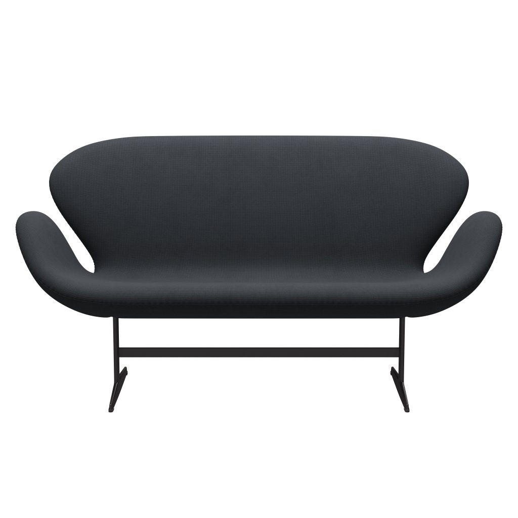 [product_category]-Fritz Hansen Swan Sofa 2 Seater, Warm Graphite/Fame Grey (60003)-Fritz Hansen-3321-F60003-WGBASE-FRI-1