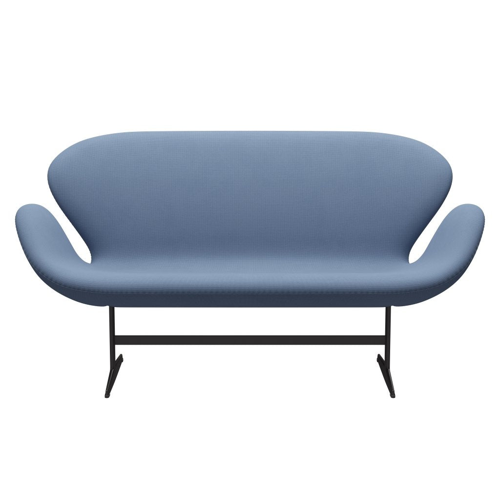 [product_category]-Fritz Hansen Swan Sofa 2 Seater, Warm Graphite/Fame Grey Blue-Fritz Hansen-3321-F66130-WGBASE-FRI-1