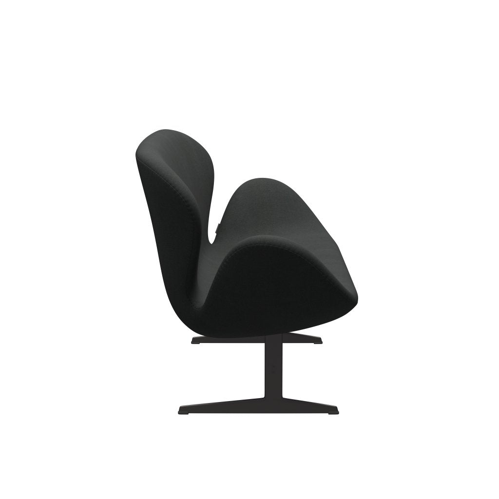 [product_category]-Fritz Hansen Swan Sofa 2 Seater, Warm Graphite/Fiord Charcoal Grey-Fritz Hansen-3321-FIO382-WGBASE-FRI-3
