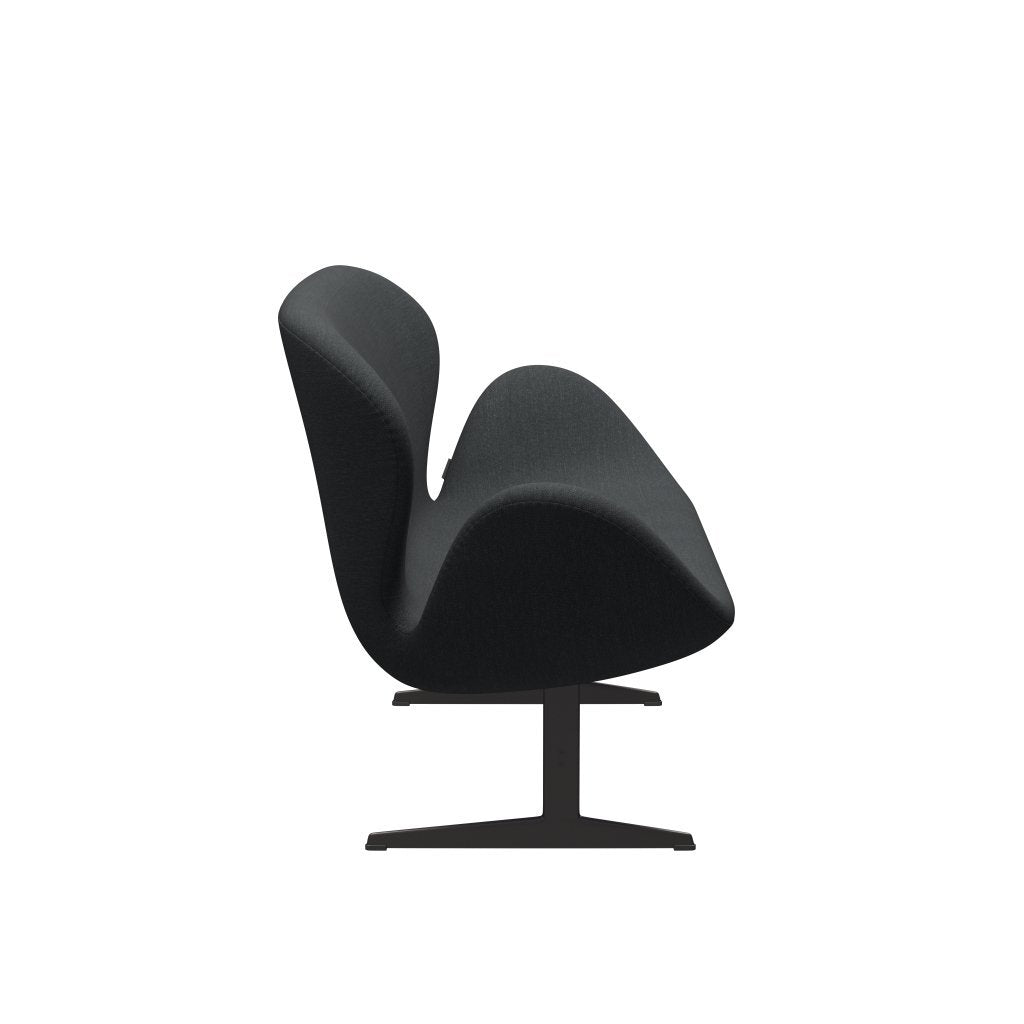 [product_category]-Fritz Hansen Swan Sofa 2 Seater, Warm Graphite/Fiord Dark Grey Multicoloured-Fritz Hansen-3321-FIO191-WGBASE-FRI-3